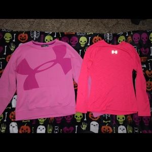 Girls under armour shirts XL